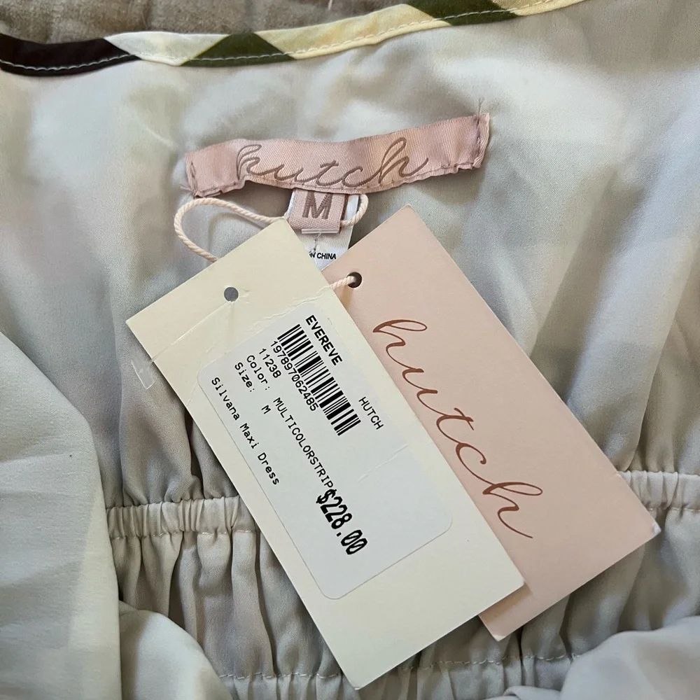 Hutch Multicolor Striped Maxi Dress M NWT - Picture 10 of 10
